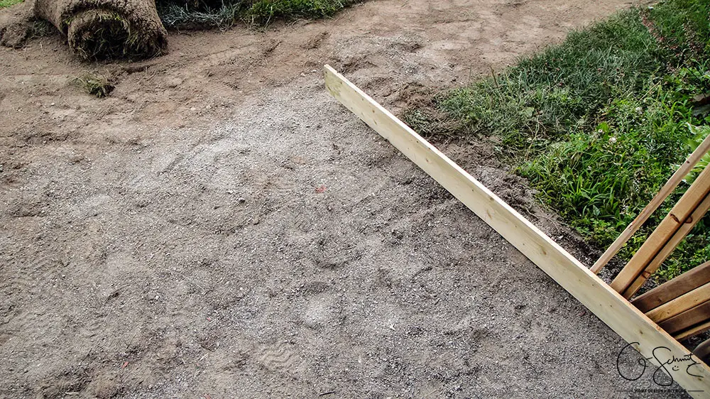 Prepping dirt for gravel is a step you don’t want to skip if you’re planning on doing a DIY walkway. By making sure everything is deep and level now, you’ll avoid some headaches in the long run. 