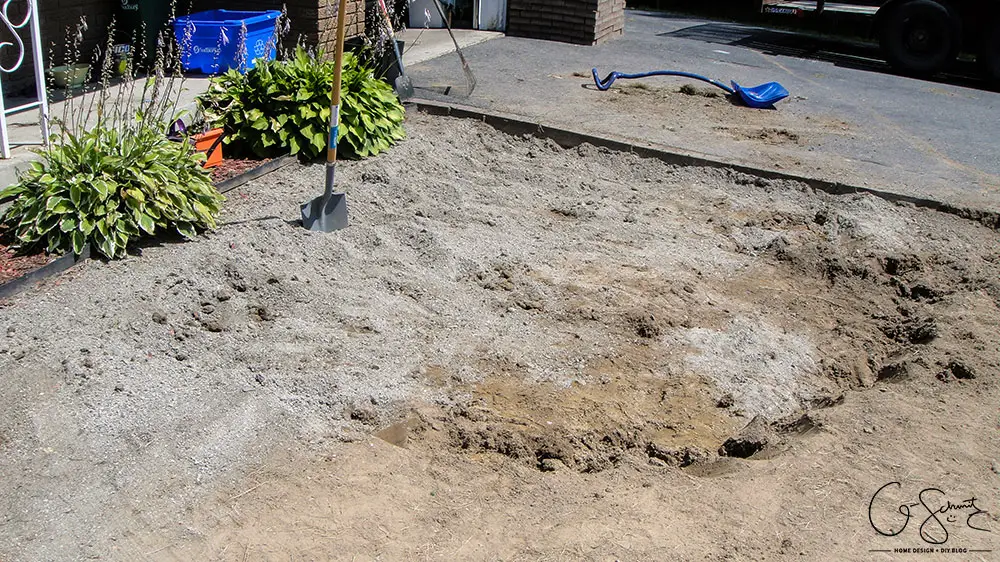 Prepping dirt for gravel is a step you don’t want to skip if you’re planning on doing a DIY walkway. By making sure everything is deep and level now, you’ll avoid some headaches in the long run. 