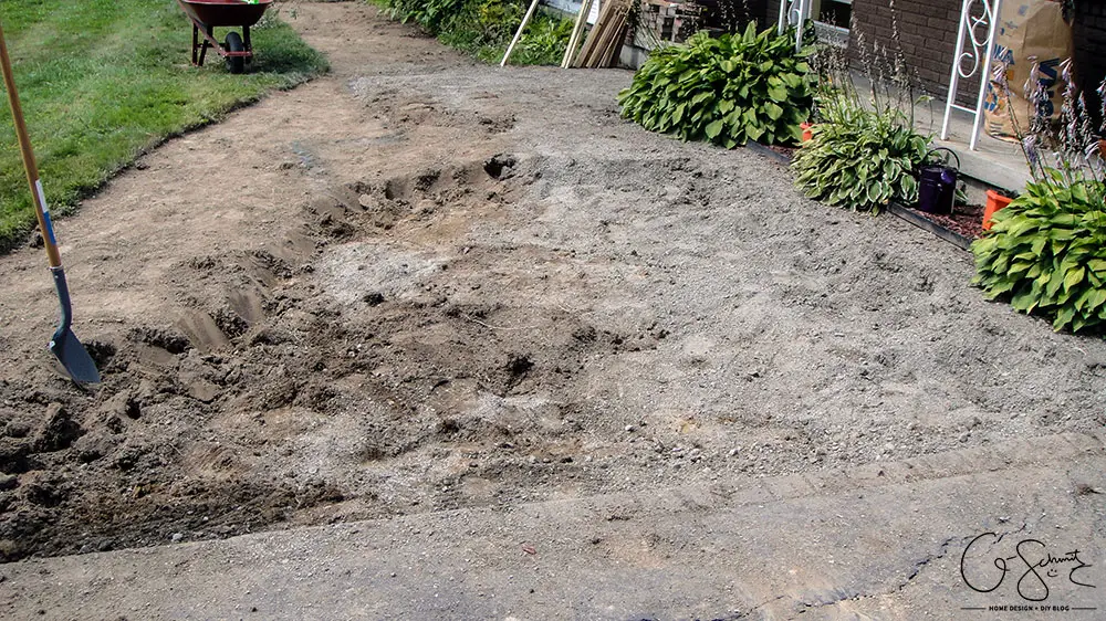 Prepping dirt for gravel is a step you don’t want to skip if you’re planning on doing a DIY walkway. By making sure everything is deep and level now, you’ll avoid some headaches in the long run. 