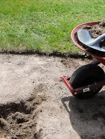 Prepping dirt for gravel is a step you don’t want to skip if you’re planning on doing a DIY walkway. By making sure everything is deep and level now, you’ll avoid some headaches in the long run.