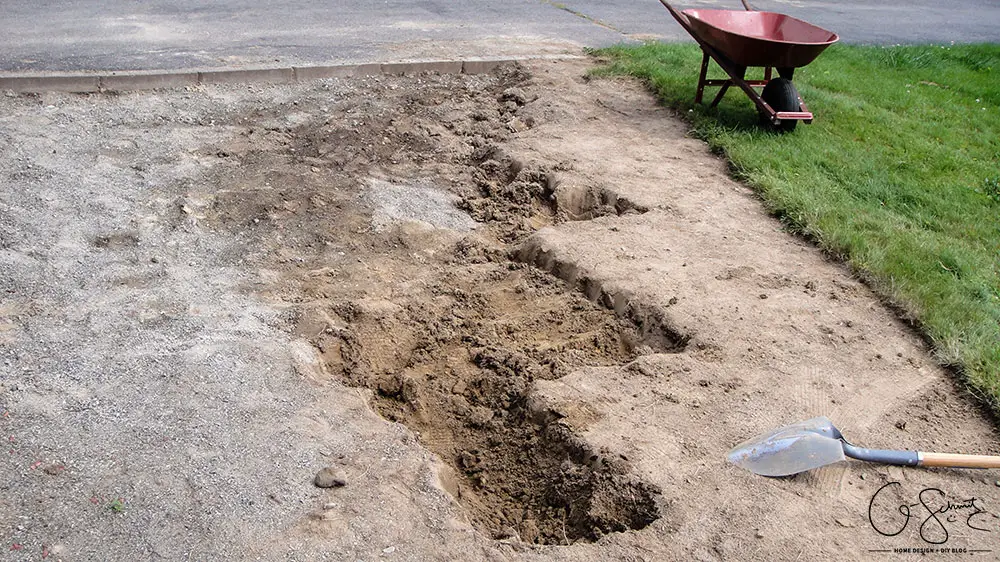 Prepping dirt for gravel is a step you don’t want to skip if you’re planning on doing a DIY walkway. By making sure everything is deep and level now, you’ll avoid some headaches in the long run. 