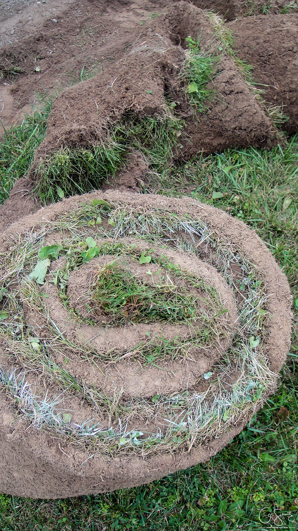 The second step for our DIY Project Walkway this summer – removing turf / sod and grass to make room for landscaping! 