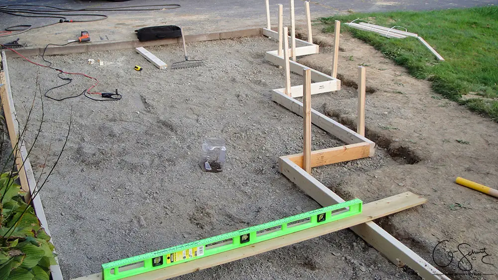 Have you worked with concrete before? Although framing and pouring concrete only takes a few hours, there is a lot of preparation work involved that needs to be done beforehand. 