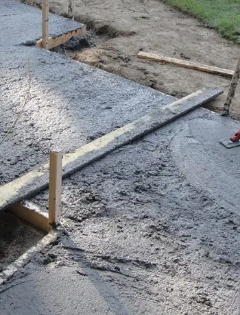 Have you worked with concrete before? Although framing and pouring concrete only takes a few hours, there is a lot of preparation work involved that needs to be done beforehand.