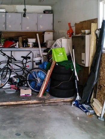 Do you have a messy garage? Cleaning and organizing the garage might not happen in one day, and it isn't always the fun-est project to do; but it's definitely worth it!