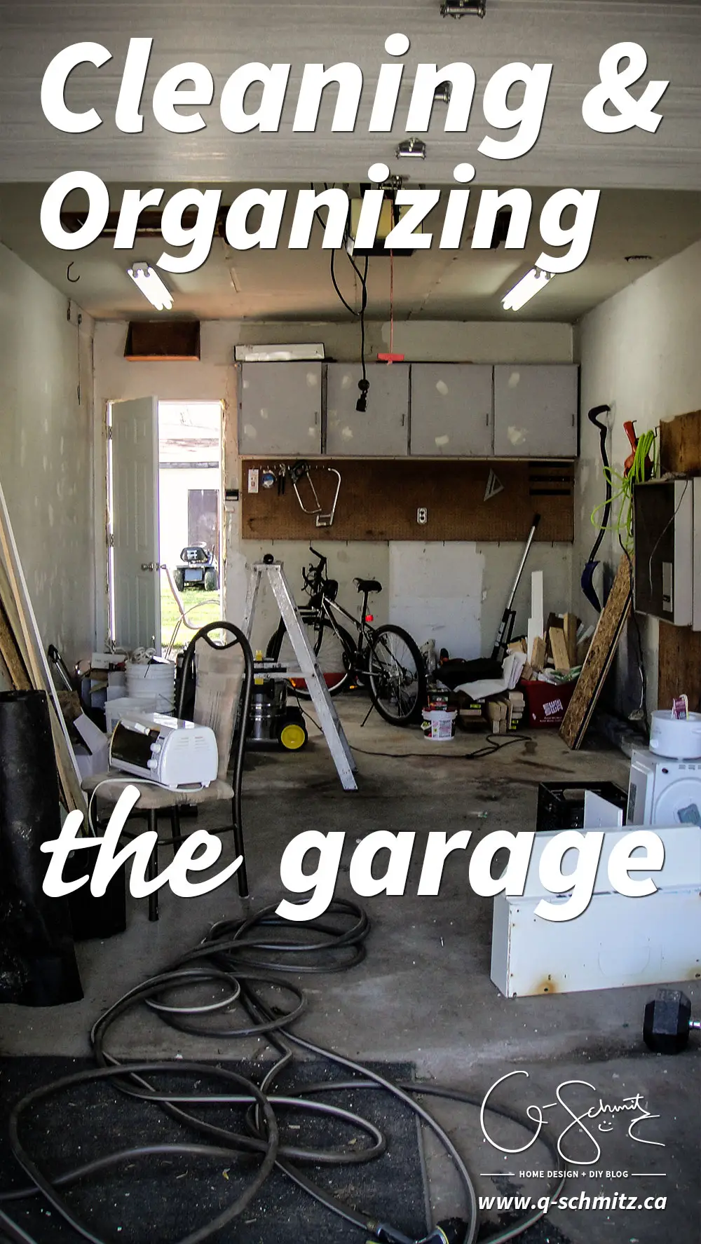 Do you have a messy garage? Cleaning and organizing the garage might not happen in one day, and it isn't always the fun-est project to do; but it's definitely worth it!