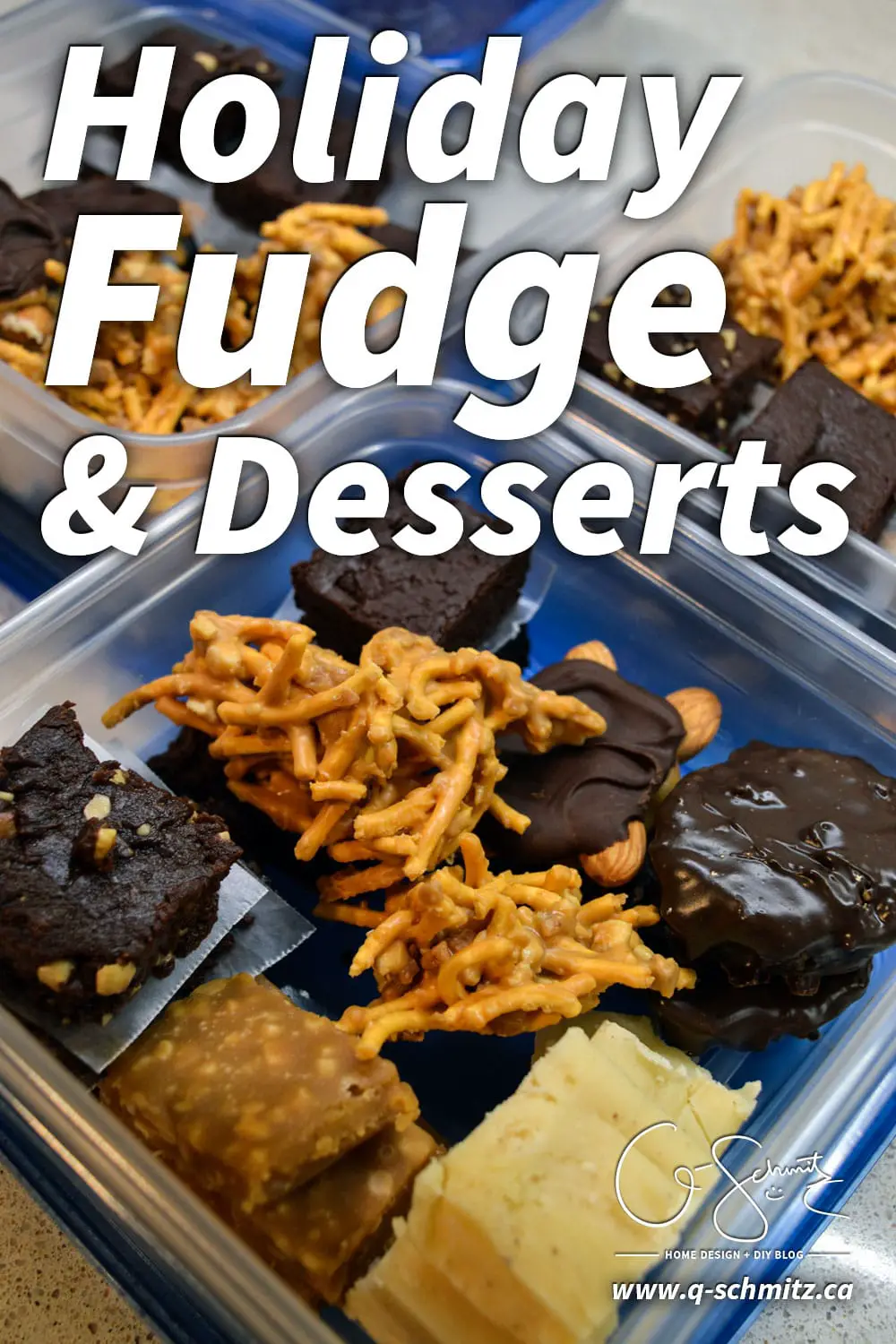 For Christmas this year I decided to gift friends and family with some homemade holiday fudge and desserts - check out the recipes I used!