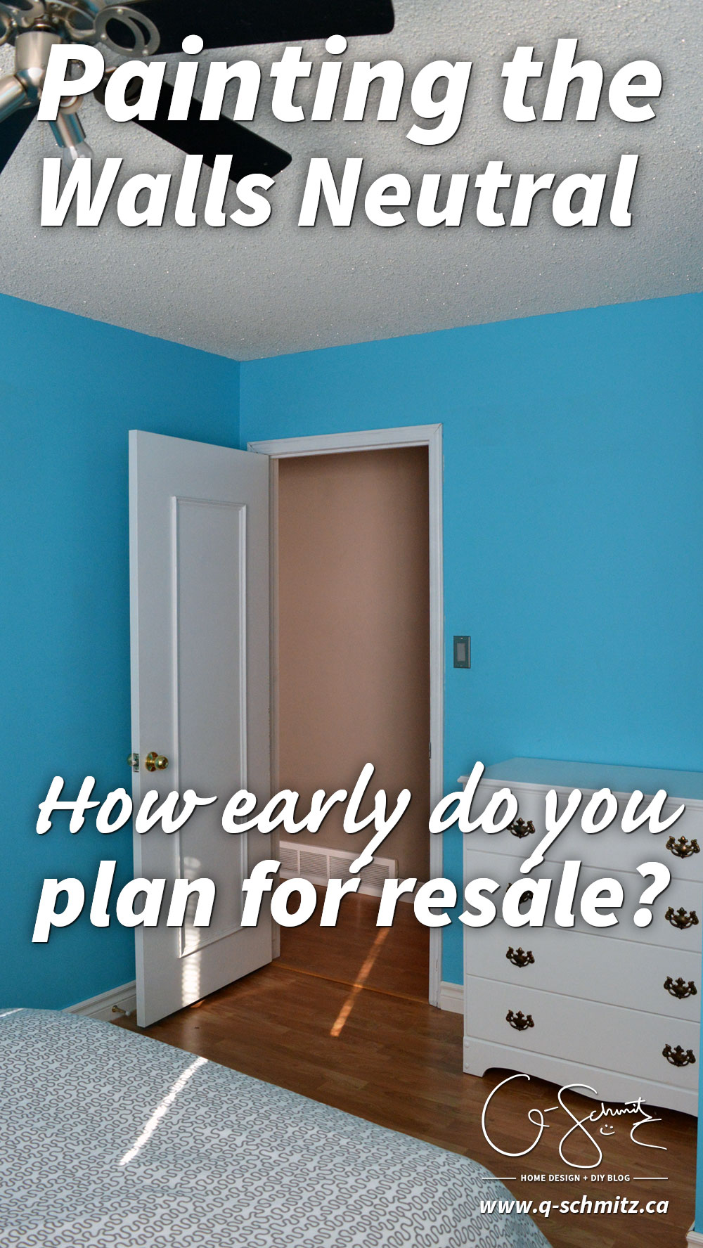 Thinking of selling your house and have some bright paint or custom design choices that might not appeal to all buyers? How early do you plan for resale?