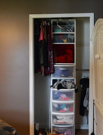 Renovating a master closet is a great way to get your creative juices flowing. Not having to tackle plumbing and electrical OR having to deal with structural walls makes this an easy DIY project!