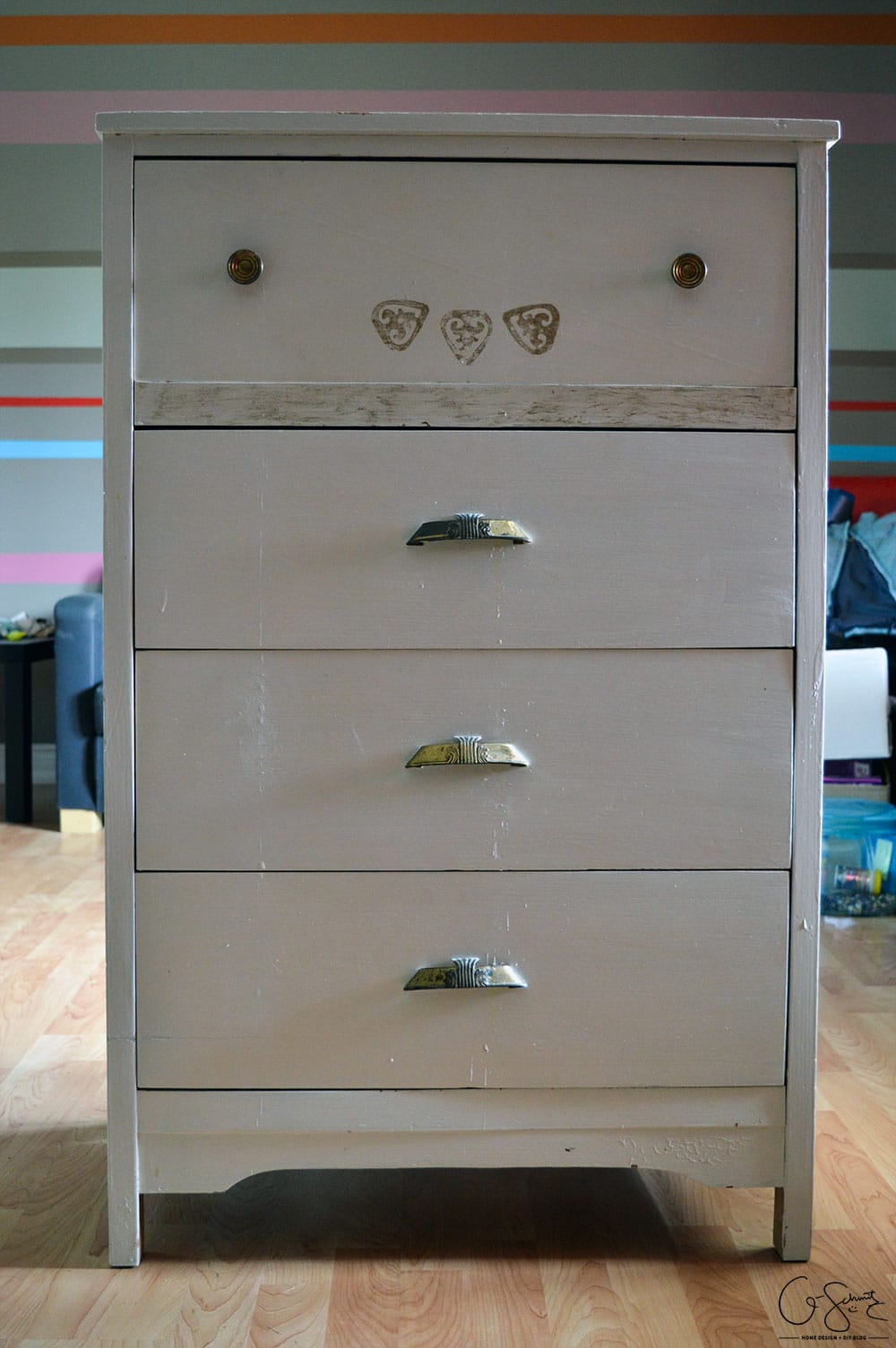 Sometimes you don't need to do a huge DIY to get the furniture look you want. See how a dresser mini-makeover can work just as well!