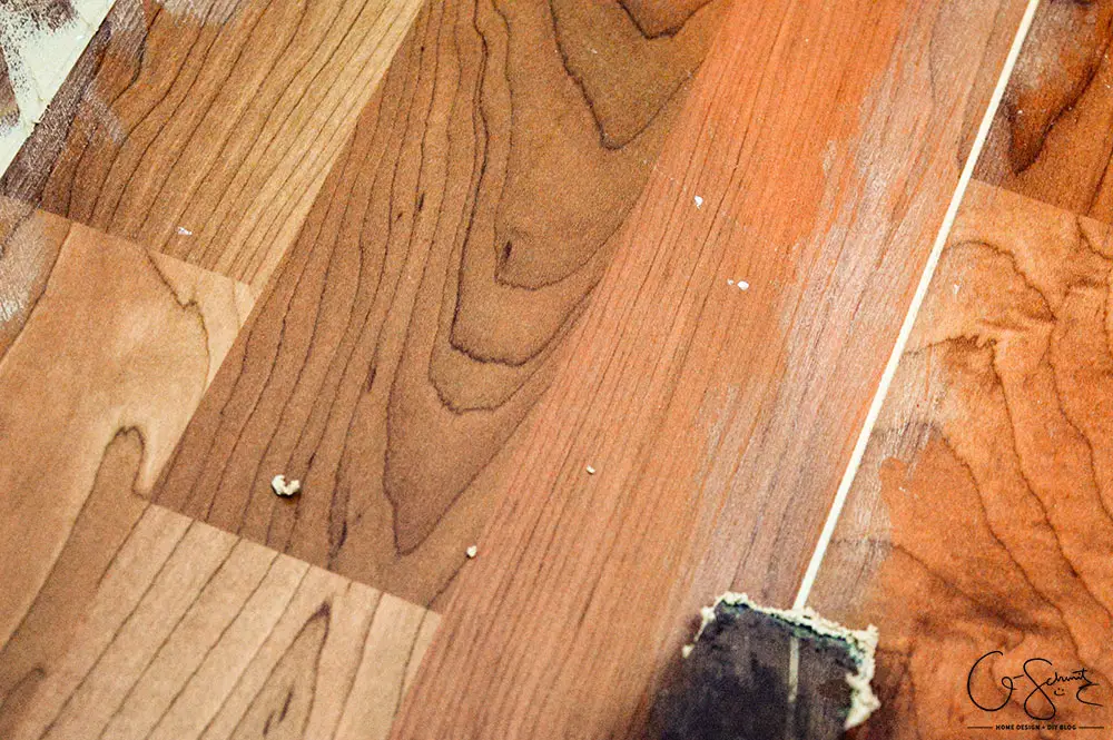 How to patch gaps in laminate floors when you have removed a wall or want to join two sections of laminate flooring together and can't snap together.