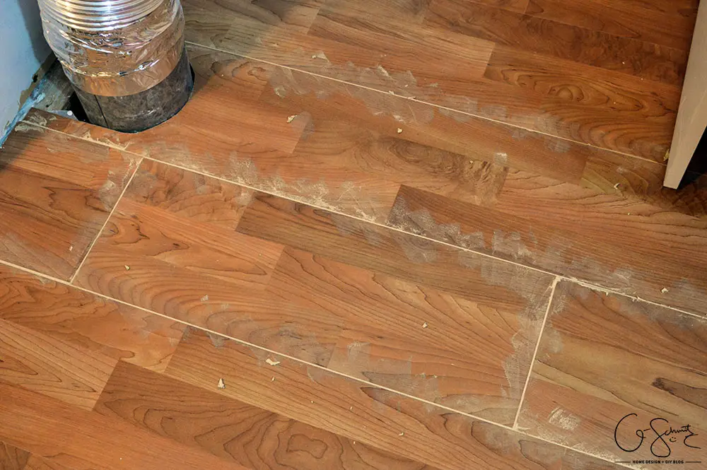 How to patch gaps in laminate floors when you have removed a wall or want to join two sections of laminate flooring together and can't snap together.