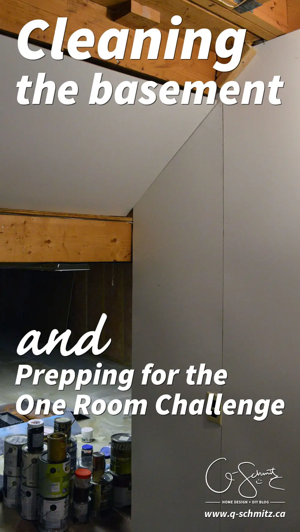 Cleaning the basement and prepping for ORC (one room challenge) has got me excited to share with you all the plans I have for the space (next week!).