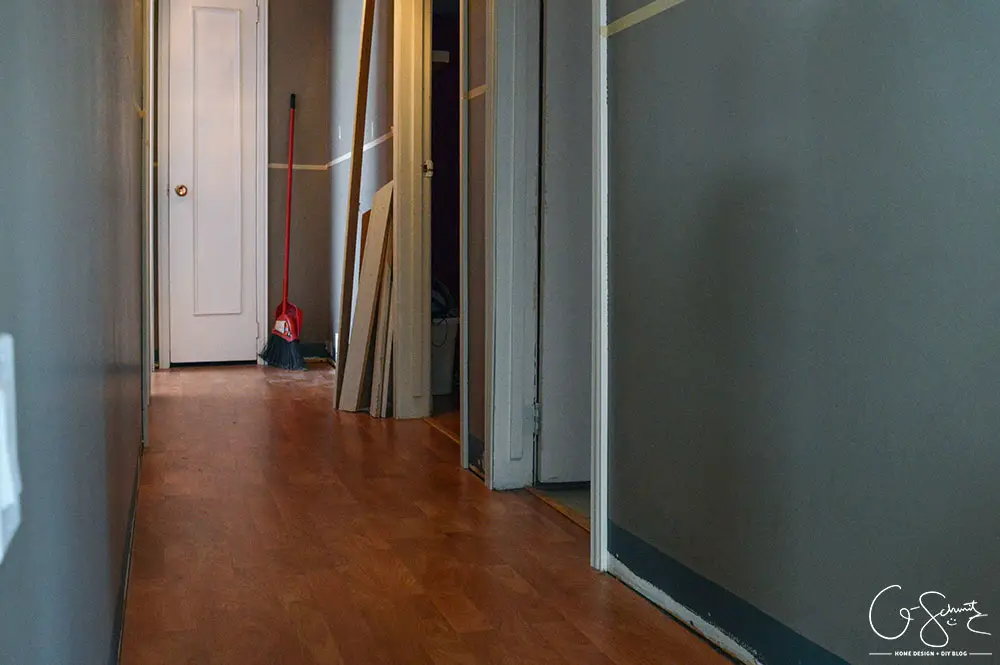 Do you have any millwork in your house? There are so many different styles, and almost no limits to what can be achieved with a few coats of paint and some pieces of trim! Here's an overview of how I was able to add board and batten style millwork to our hallway.