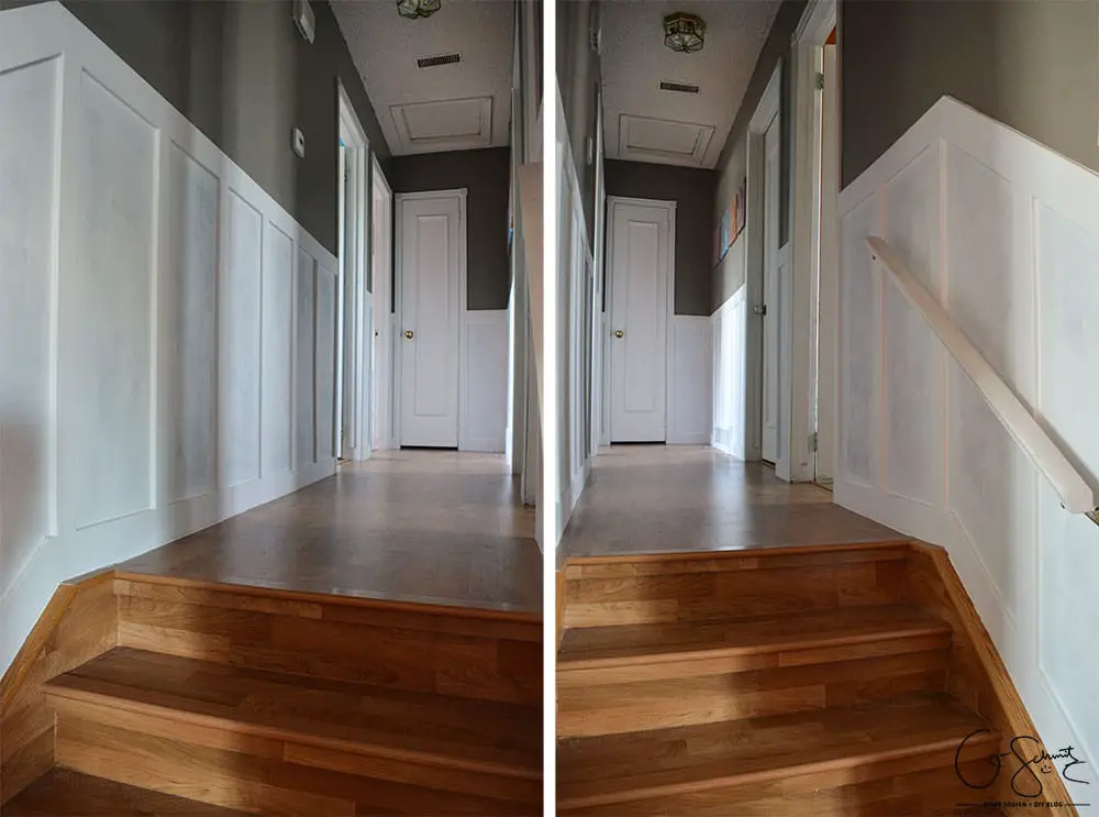 Do you have any millwork in your house? There are so many different styles, and almost no limits to what can be achieved with a few coats of paint and some pieces of trim! Here's an overview of how I was able to add board and batten style millwork to our hallway.