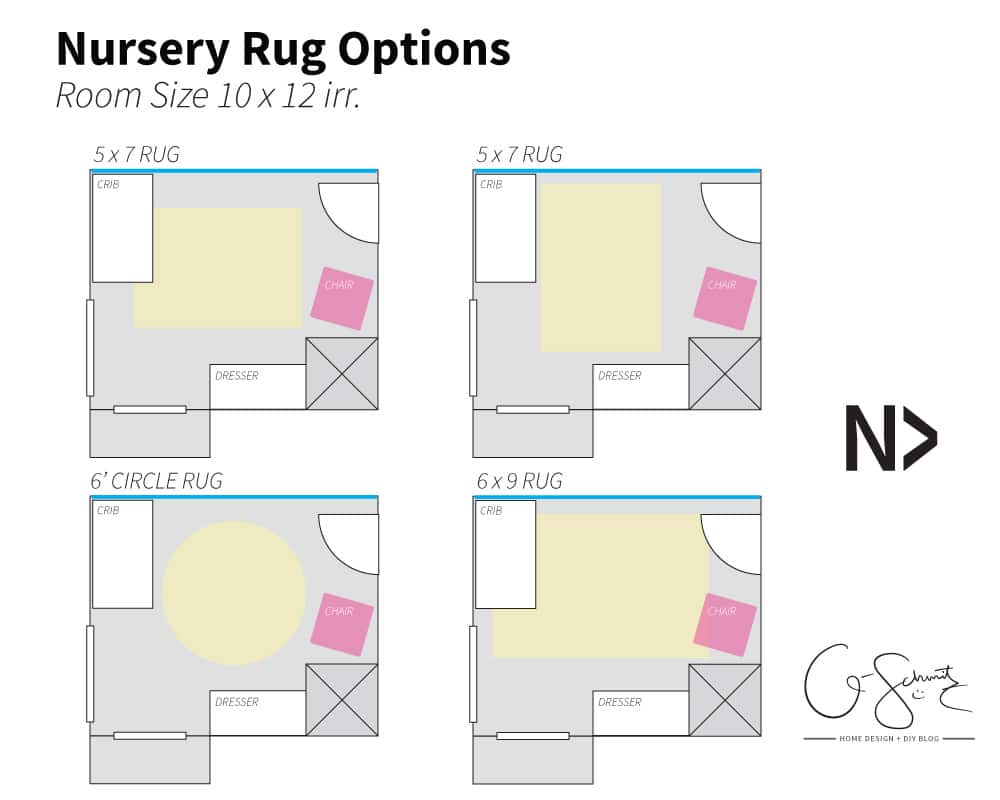 I finished our neutral nursery, and I’ve got all the essentials (crib, rocking chair, change table)… but would you mind helping decide if we need a rug?