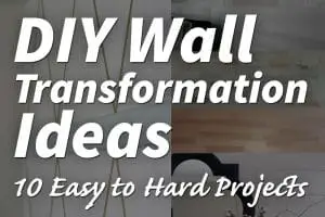 Today I'm rounding up some DIY wall transformation ideas, starting from easier, non-permanent solutions to more time-consuming (woodworking involved) projects. Check out these great ideas from some great bloggers!