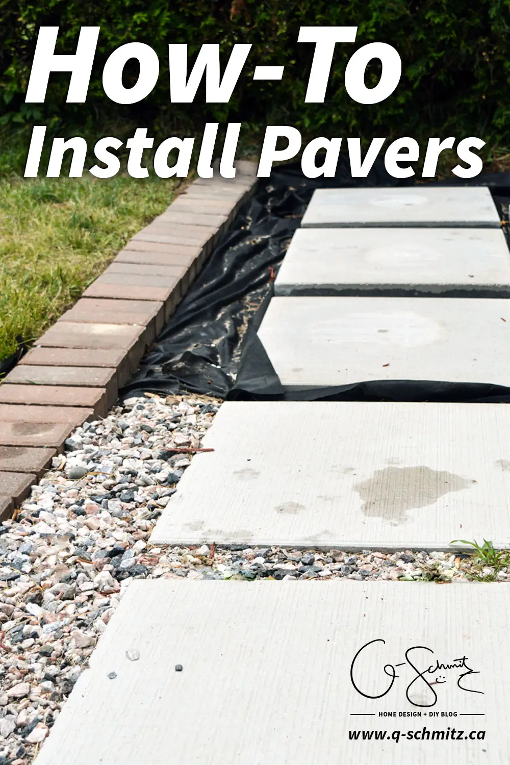 Thinking about adding some pizzazz to your outdoor landscaping this year? Today I'm going to explain how to install pavers in case you wanted a similar look at your house. This DIY project has some big impact! 
