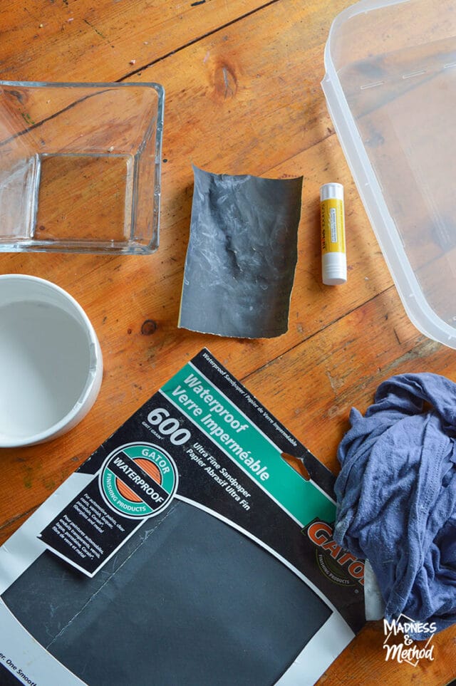 Sand Chipped Glassware Madness & Method