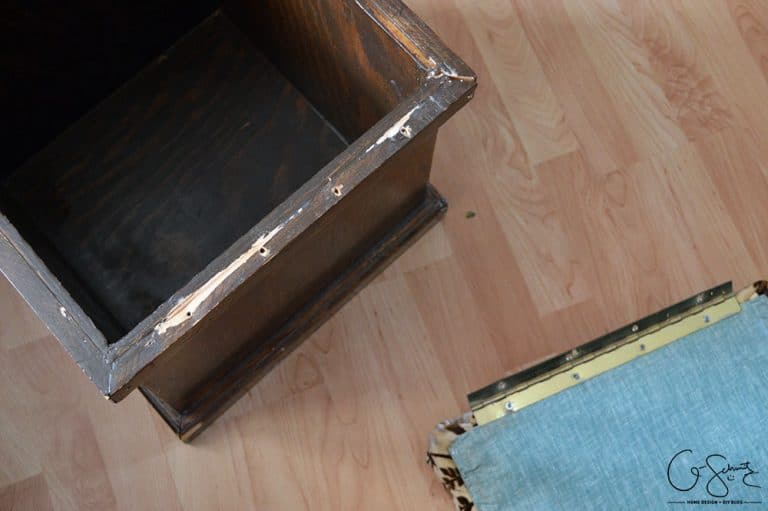 Storage Ottoman Makeover Madness & Method