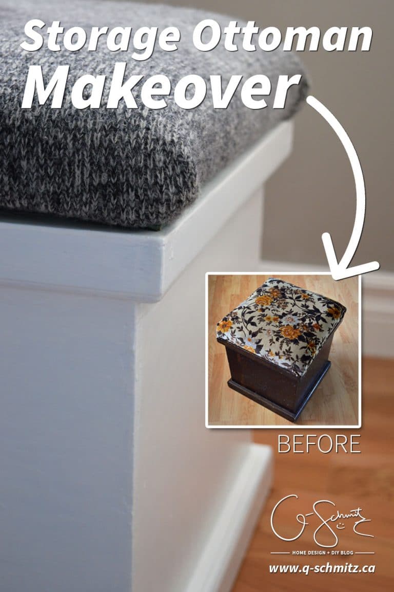 Storage Ottoman Makeover Madness & Method