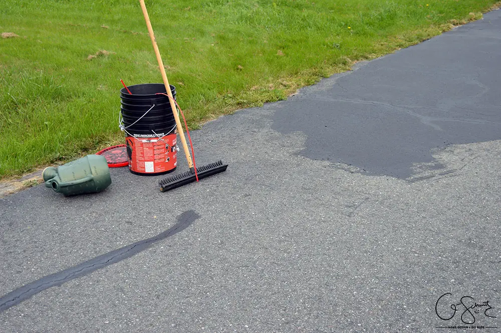 If you are planning on sealing an asphalt driveway, or have even completed this project in the past - read on for more information on how we did it!