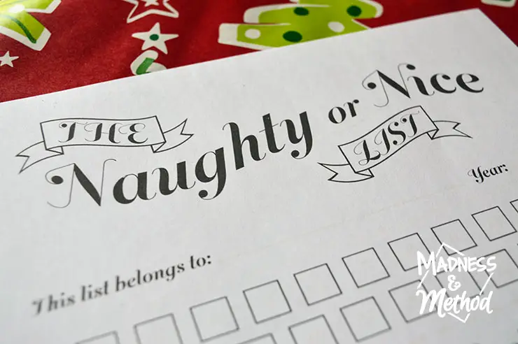 Can you believe Christmas is coming soon? This year I am starting the tradition of filling out a Naughty or Nice Christmas advent calendar. Not sure what that is? Let me explain...