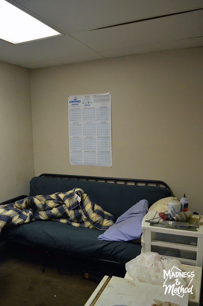 Storage Room Makeover [Industrial Office Renovation] Madness & Method