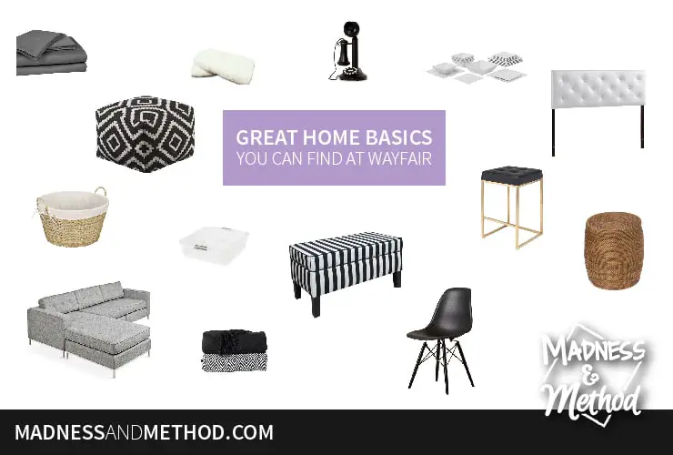 Are you just starting to collect home items, or do you want to bring in some fresh décor and practical items into your space? Here are some great home basics from Wayfair.ca that you can mix with many different colour schemes!