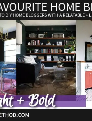 What are some of your favourite home blogs? Do they embrace the same design style as you, or do you keep coming back for the bloggers themselves? Today I’m talking about my three favourite bright and bold home blogs!
