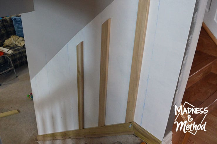 This DIY board and batten staircase didn't take long to complete, but it completely transformed the space. It's a great project that will give a big impact!