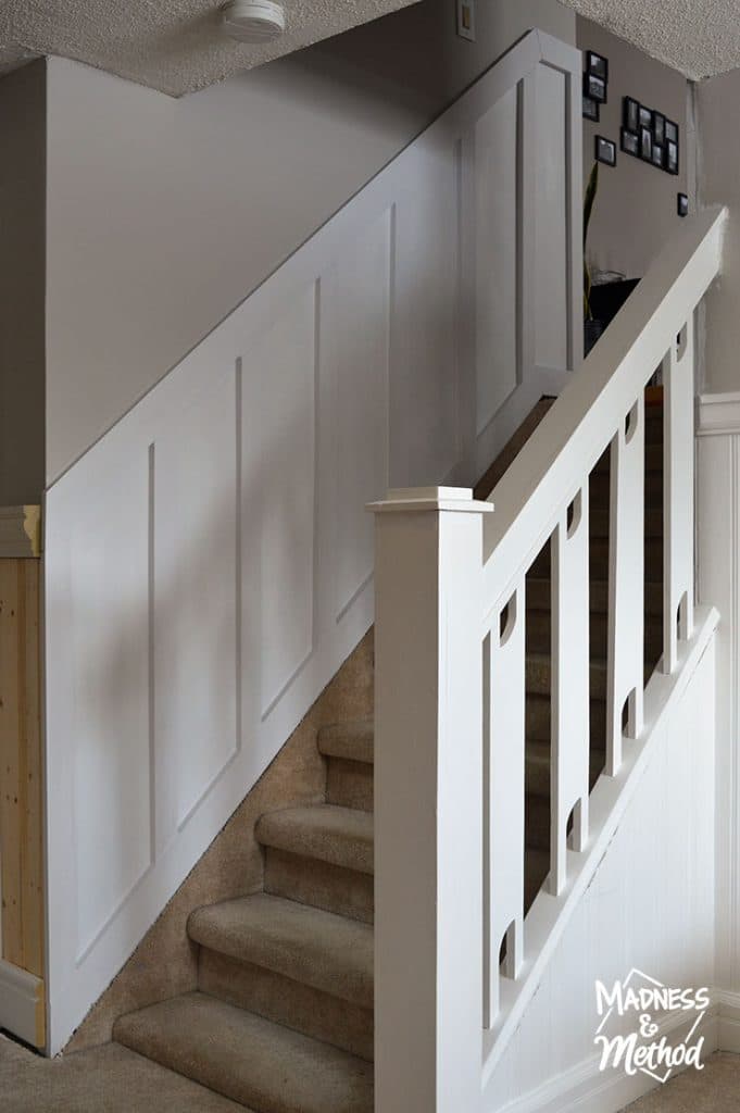 DIY Board & Batten Staircase Madness & Method