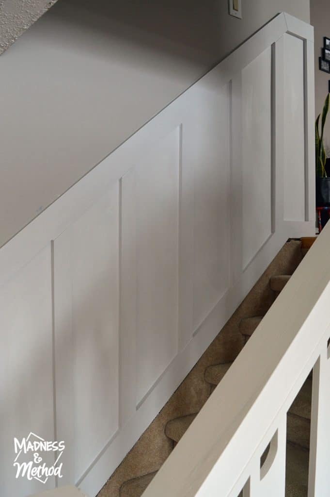 DIY Board & Batten Staircase Madness & Method