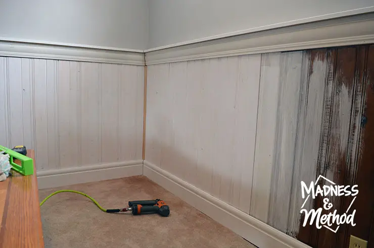 Are you planning to install tongue and groove panelling? It's actually a super quick DIY project and it will provide a big impact to your space!