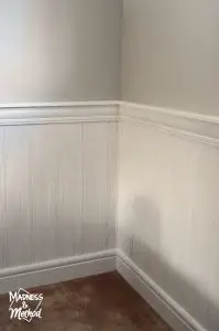tongue and groove painted white