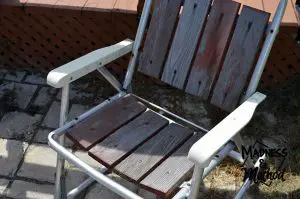 Antique patio furniture rocking chair