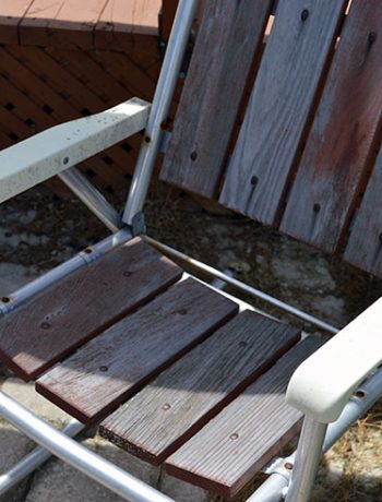 Antique patio furniture rocking chair