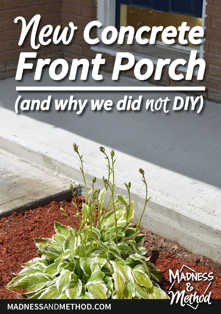 New concrete fronch porch graphic