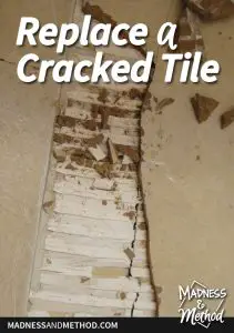 replace cracked tile graphic