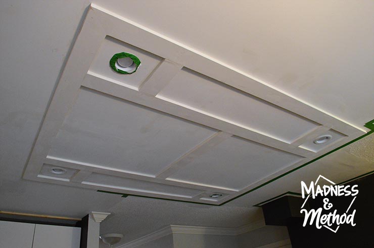 Faux Coffered Ceiling Diy Madness Method