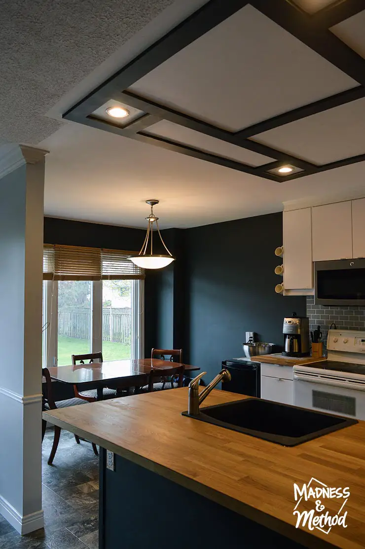 Faux Coffered Ceiling Diy Madness Method Faux Coffered Ceiling Diy Madness Method