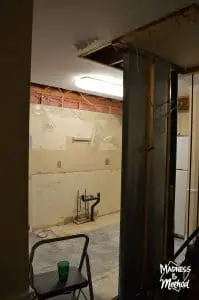 kitchen renovation demolition