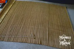 bamboo blind panel