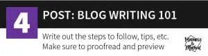 blog writing 101 post