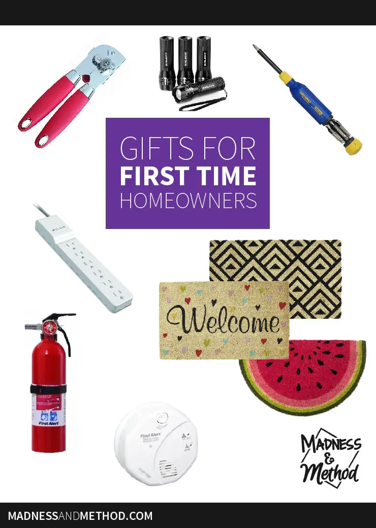 gifts for first time homeowners graphic