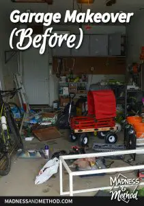 pictures before our garage makeover