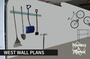 single car garage wall