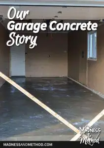 our garage concrete story graphic