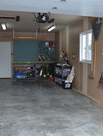 garage makeover reveal full view