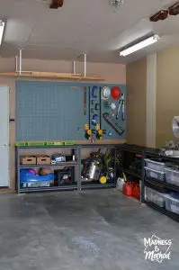 garage makeover work zone